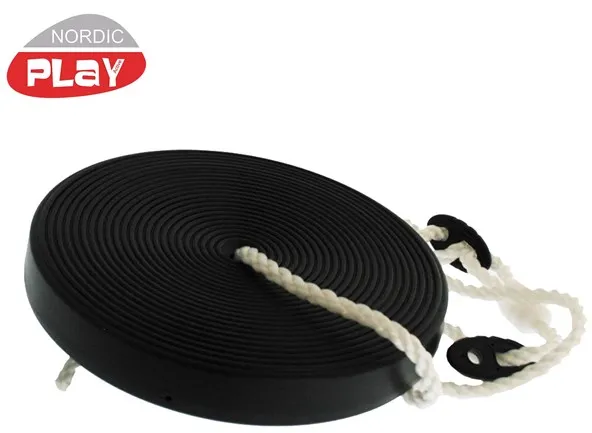 Nordic Play Tallerkengynge sort m/reb