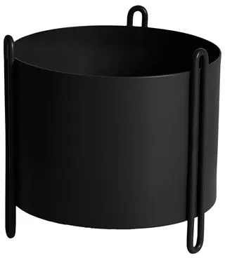 Woud Pidestall Potteplante Lille Sort