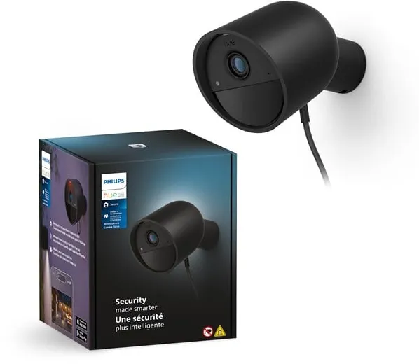 Philips Hue Secure Camera Wired | Black 1 pack